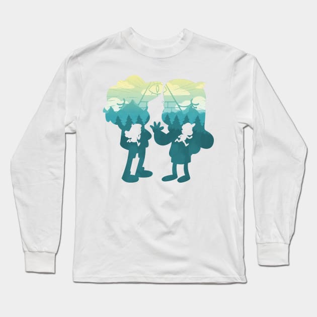 Mystery Twins Long Sleeve T-Shirt by TomTrager